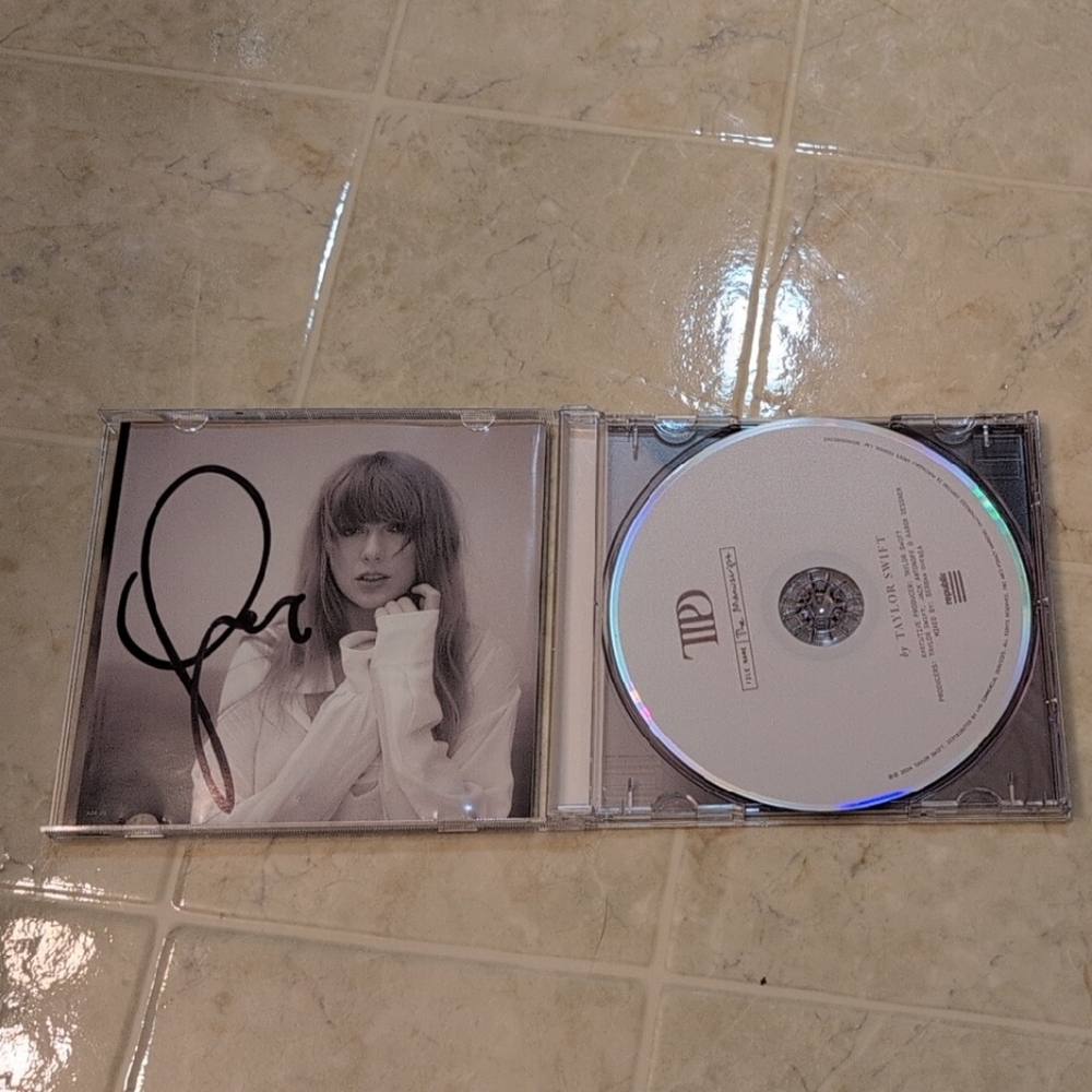 Taylor Swift TTPD Signed CD